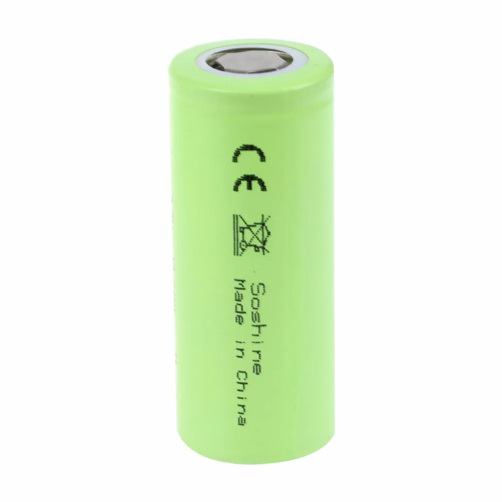 

Soshine 4x IFR 26650 Battery 3.2V Rechargeable 3200mAh 30A Flat Top LiFePO4 Purple