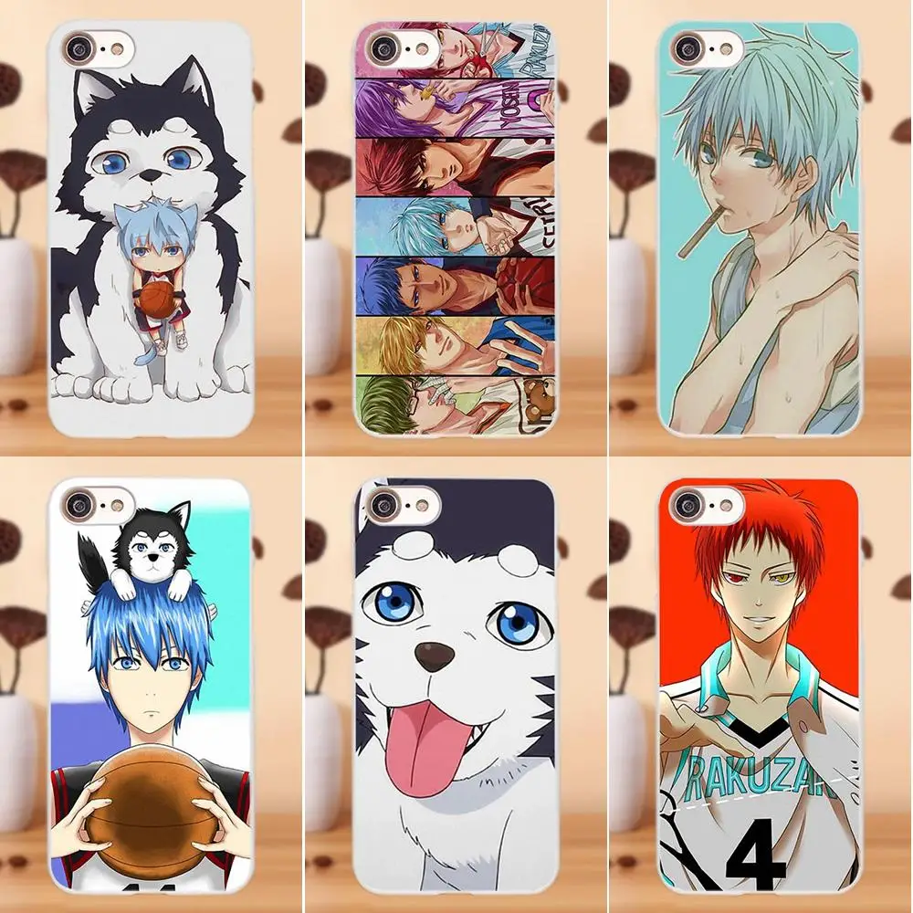 

For Apple iPhone 4 4S 5 5C SE 6 6S 7 8 Plus X For LG G4 G5 G6 K4 K7 K8 K10 Soft Phone Capa Kuroko No Basuke Keren Basketball