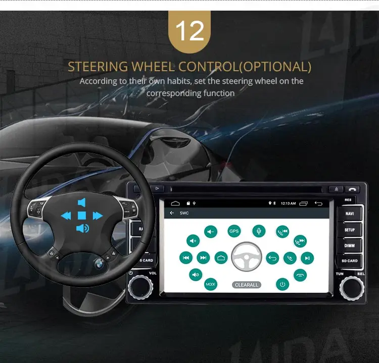 Clearance LJDA 2 Din Android 9.1 Car DVD Player For Subaru Forester Impreza 2008-2011 Wifi GPS Navi Radio 2G RAM Stereo Audio Multimedia 14