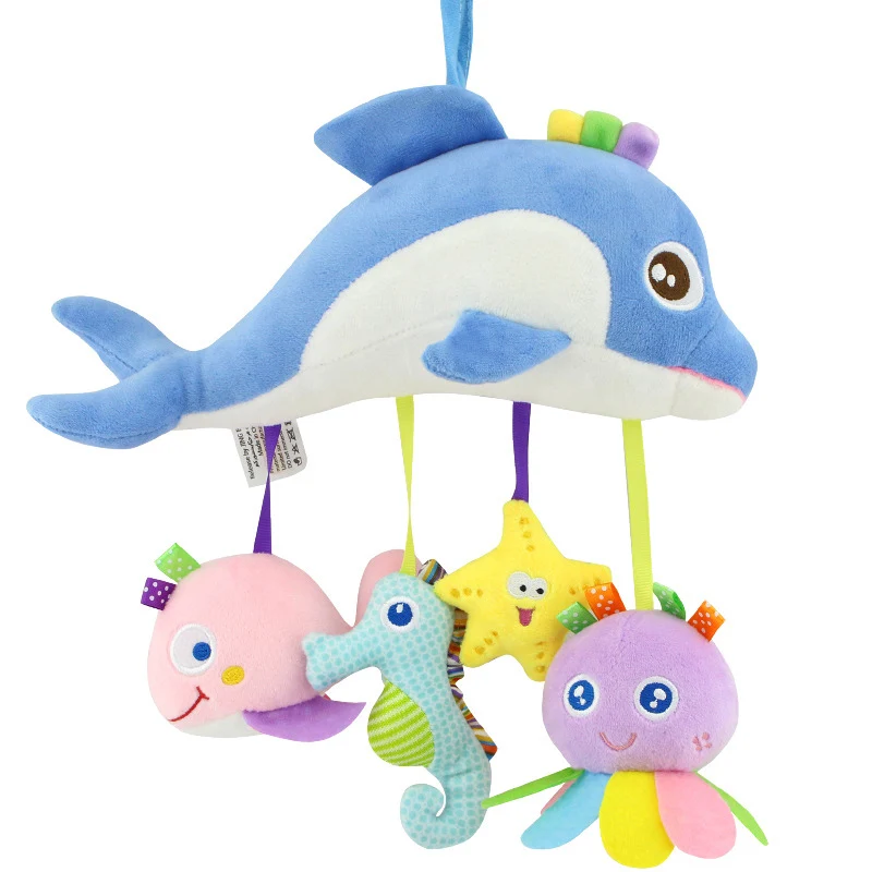 Infant Newborn Baby Crib Hanging Developmental Plush Toys For Educational 0-24 Months Infant Newborn Baby Crib Hanging Developmental Plush Toys For Educational 0-24 Months