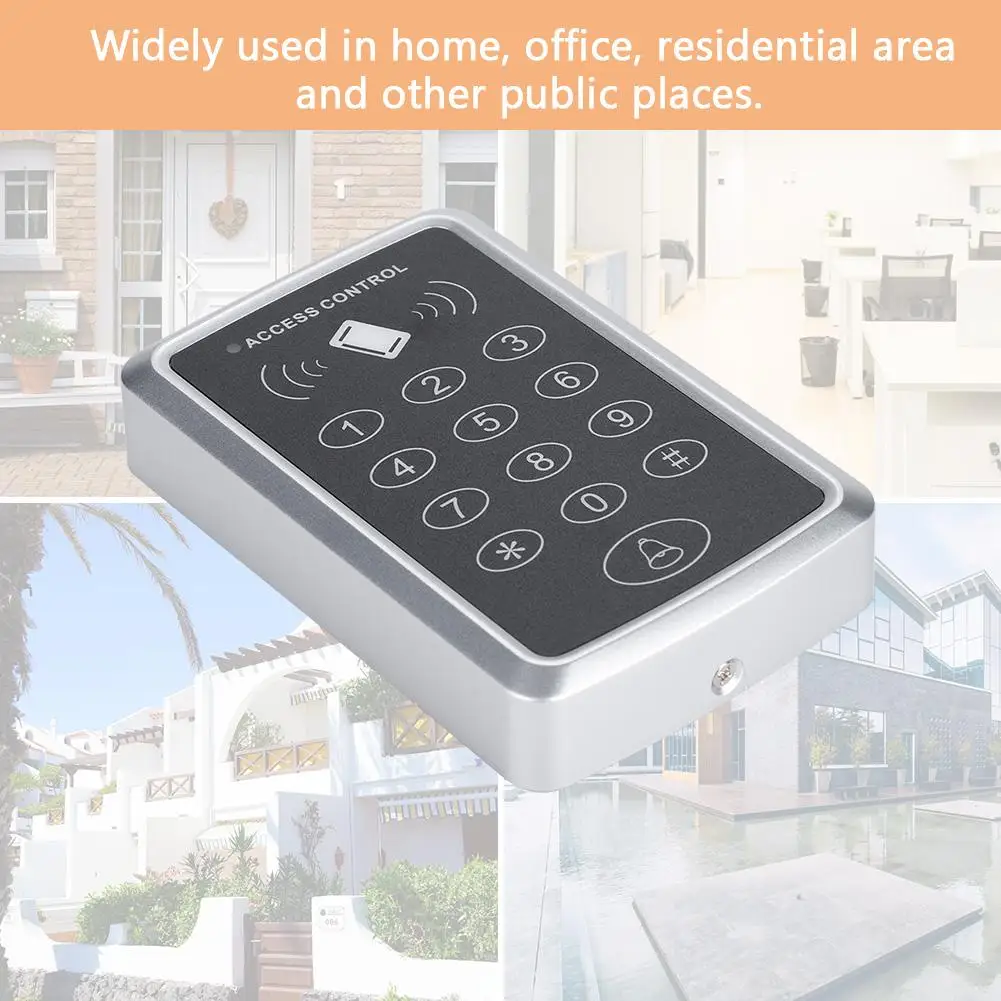 T119 125KHz Door Access Controller RFID Reader Access Control Keypad Digital Panel Card Reader Home Security Door Lock System - Famidy.com