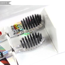 Горячая, ручная зубная щетка для взрослых, 2 шт., двойная, капеллум, бамбук, Мягкая зубная щетка для взрослых с щетиной, случайный цвет