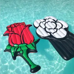 2 цвета гигантские надувные красный, белый роза бассейна бассейн надувной цветок надувной матрас Beach коврик летние водонепроницаемые
