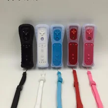 10 шт./лот высокое качество Лидер продаж по всему миру Беспроводной удаленный контроллер "нунчаки" для nintendo для игровой приставки Wii+ чехол из ТПУ