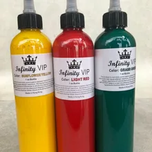 3 шт. натуральные растения пигмент татуировки перманентный макияж 8 унций бутылки чернила для татуировок пигмент для тела Профессиональный красота Искусство поставки