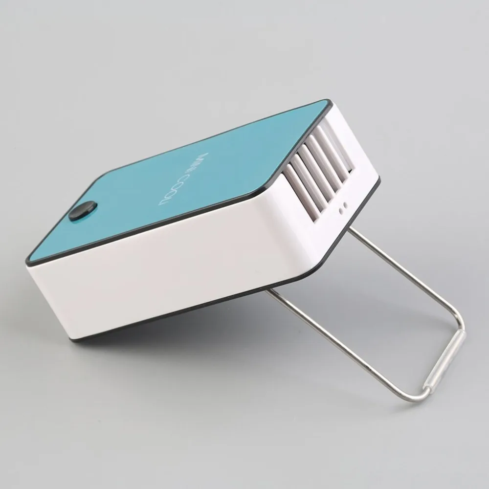 USB Перезаряжаемый мини ручной воздушный охладитель охлаждающий вентилятор Удобный вентилятор кондиционера с Светодиодный индикатор для дома, школы, офиса, путешествий