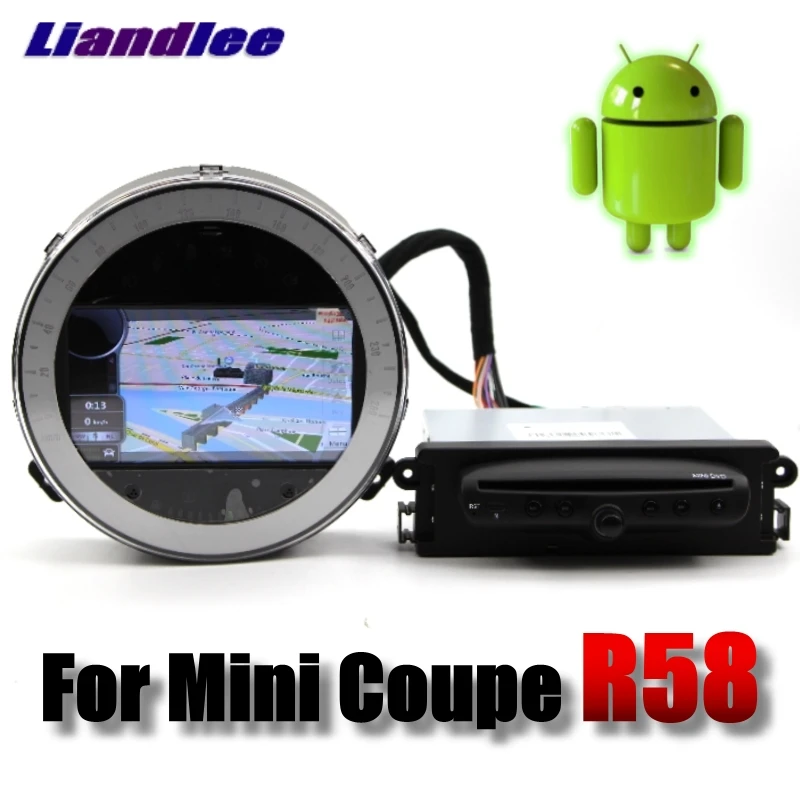 For Mini Coupe R58 2012~2017 Liandlee Android system Car Multimedia Player NAVI With DVD Car Radio Stereo GPS Map Navigation 8