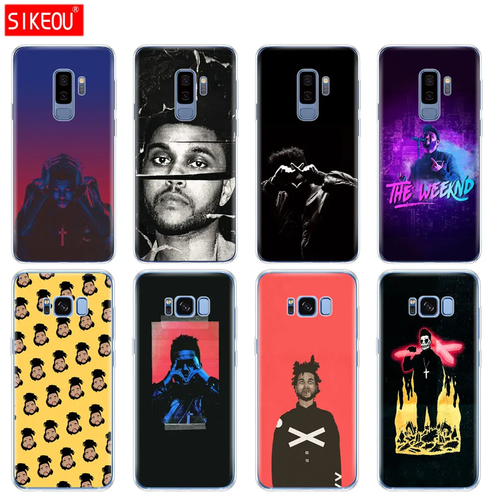 silicone case for Samsung Galaxy S9 S8 S7 S6 edge S5 S4 S3 PLUS phone cover The Weeknd starboy | Мобильные телефоны и