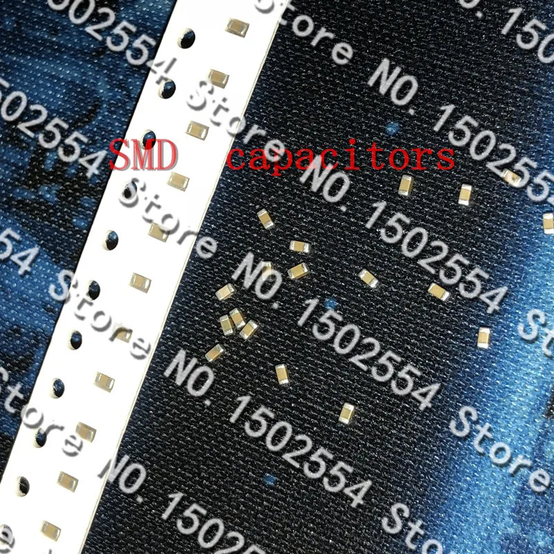 100PCS/LOT SMD ceramic capacitor 0603 1NF 1000PF 50V 100V 102K X7R 10% GRM188R71H102KA01D photo