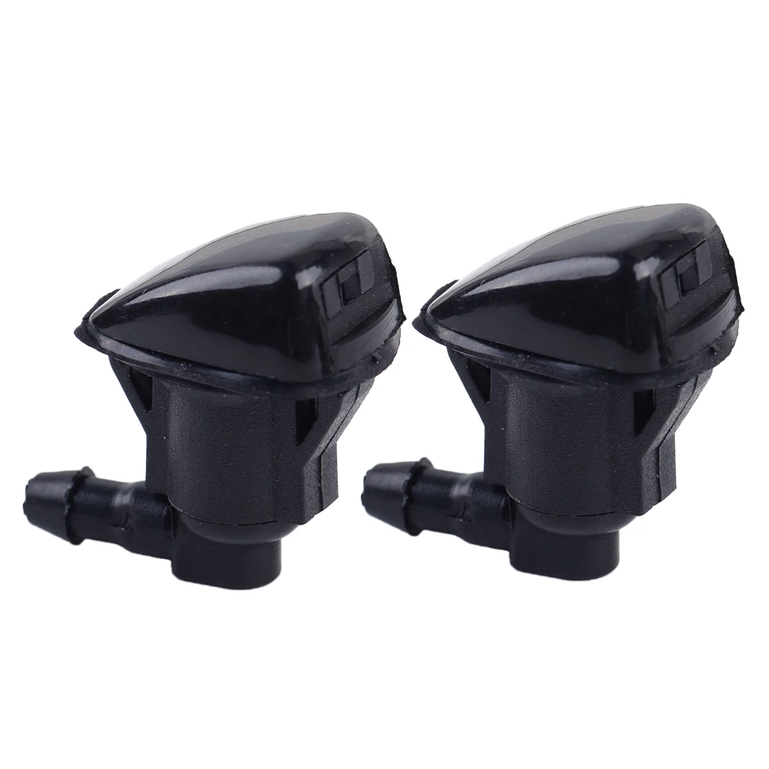 

DWCX Car Black 2Pcs Front Windshield Wiper Nozzle Washer Jet Fit for Toyota 4Runner Corolla Tacoma Sienna