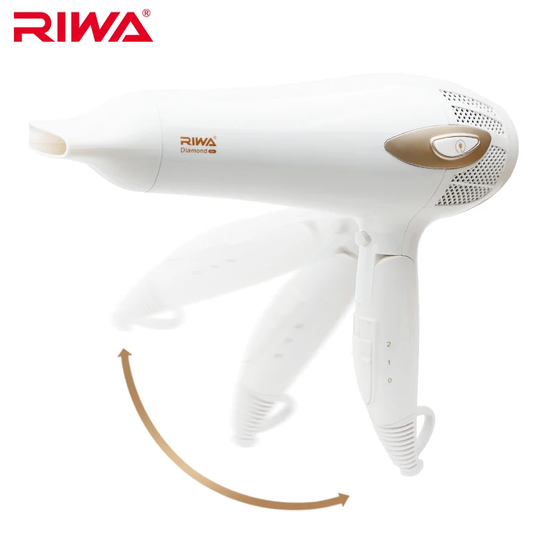 RIWA Diamond Series Hair Dryer 2000W Folding Blow Dryer High Power