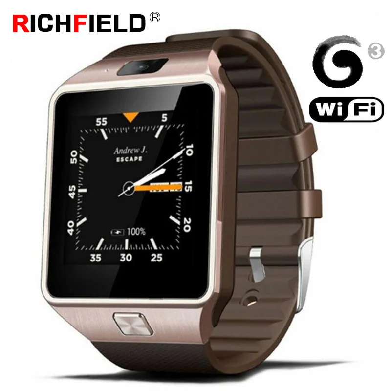 Оригинальный 3g WI FI QW09 Смарт часы Для мужчин сим карты 4 ГБ/512 MB Bluetooth телефон