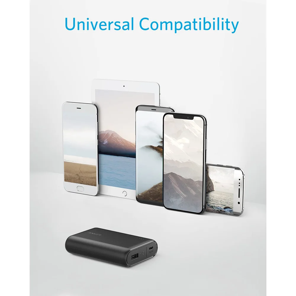 Anker power Core 10000 внешние аккумуляторы мАч ультра компактный высокоскоростная