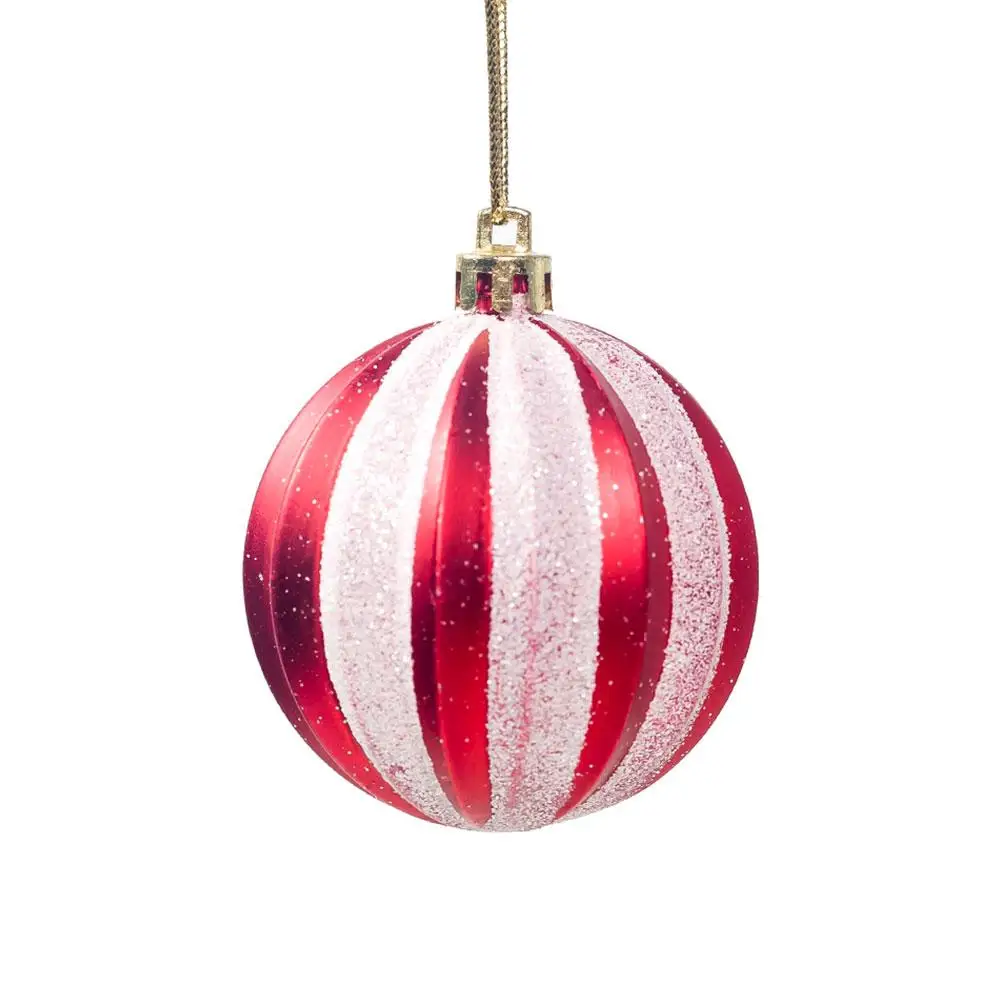 2.4" X 12pcs Christmas Balls Ornaments For Xmas Tree Shatterproof Christmas Tree Decorations Large Hanging PVC Ball