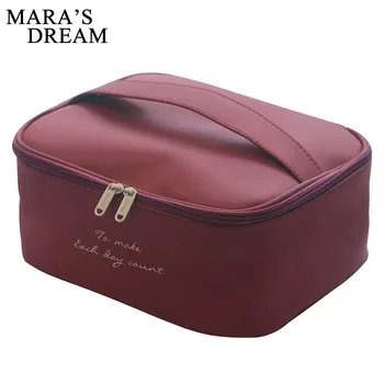 

Mara's Dream Women Cosmetic Cases High quality and large capacity zipper Women bag casual simple Portable storage bag