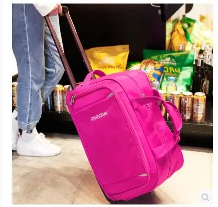 thumbnail image 1 of Bolsa de equipaje de viaje para hombres y mujeres, Maleta Oxford, bolsas rodantes de viaje con ruedas, bolsas de negocios con ruedas, 1 of 4
