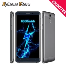 Oukitel k6000 pro android 6.0 mtk6753 octa-core telefon 5,5 zoll 4G LTE 32 GB + 3 GB 16.0MP OTG FM OTA Metallrahmen 6000 mAh Smartphone