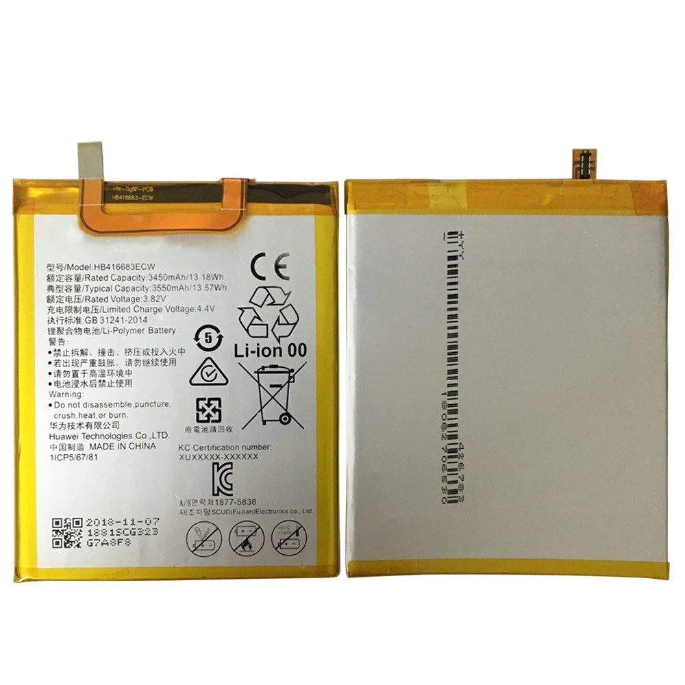 HB416683ECW телефон Аккумулятор для Huawei Nexus 6 P H1511 H1512 3450 mAh запасной аккумулятор Бесплатные инструменты