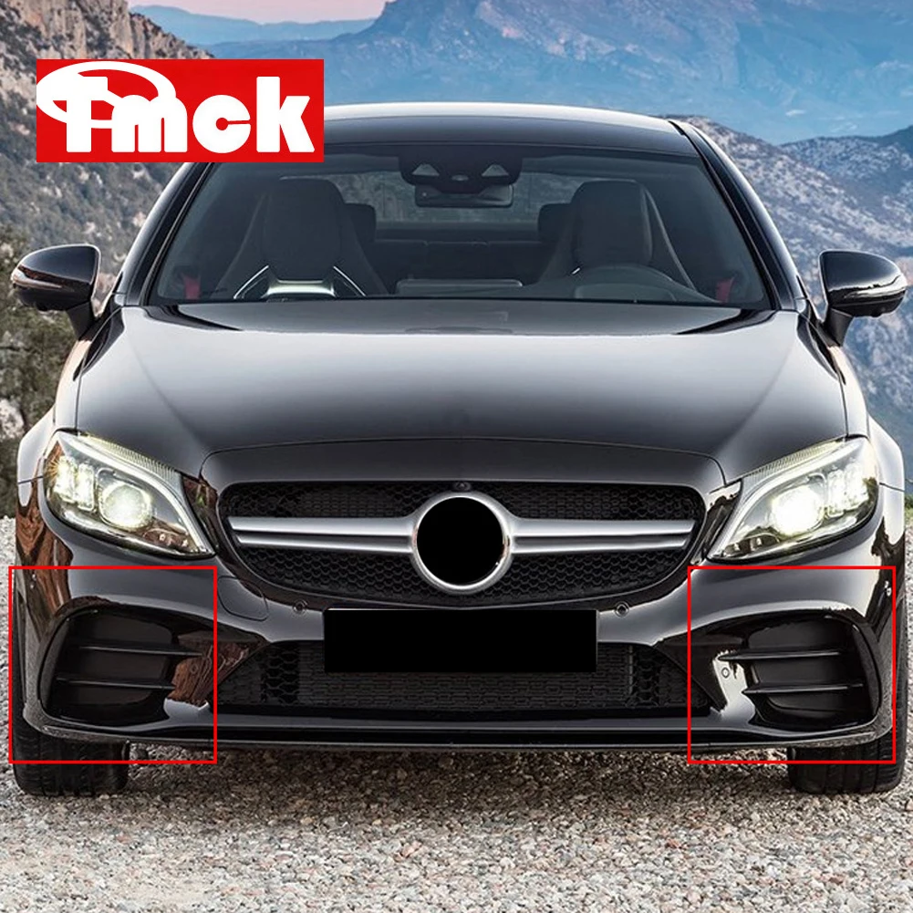 Car Rear Bumper Air Vent Stickers Cover Fender for Mercedes Benz C Class W205