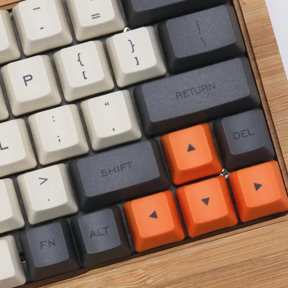 Углеродная 64 раскладка краситель sub keycaps OEM профиль включает 1 75 сдвиг fit GK64