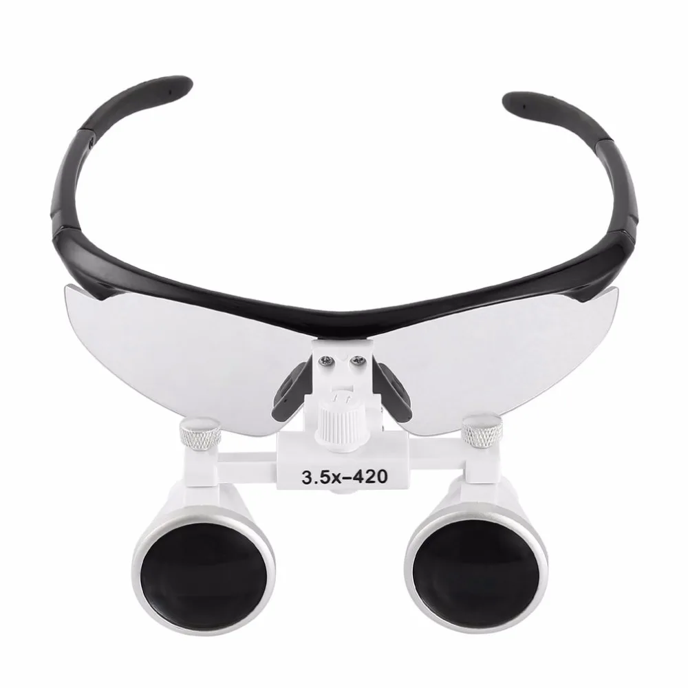 

3.5x 420mm Working Distance Dental Surgical Binocular Loupes Medical Magnifier For Teeth Whitening