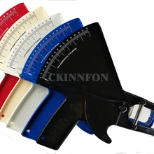 DHL 50 шт./лот новые цвета 0-80 мм Plicometro тонкий руководство кожной складки суппорт измеритель жира тела тестер сохранить здоровье Фитнес