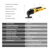 DEKO 220V Variable Speed Electric Multifunction Oscillating Tool Kit Multi-Tool Power Tool Electric Trimmer Saw w/ Accessories ► Photo 3/6