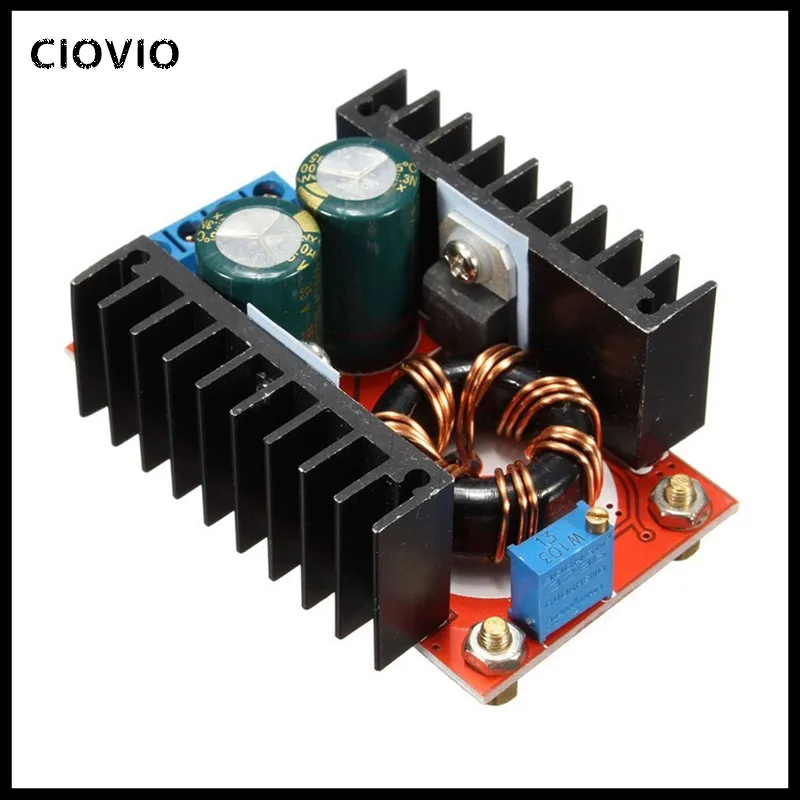2PCS 150W DC-DC Boost Converter 10-32V to 12-35V 6A Step Up Power Supply Module