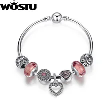 Pulsera y brazalete de cuentas de plata de alta calidad wastu para mujer, Original DIY, auténtica moda 925, regalo de joyería(China)