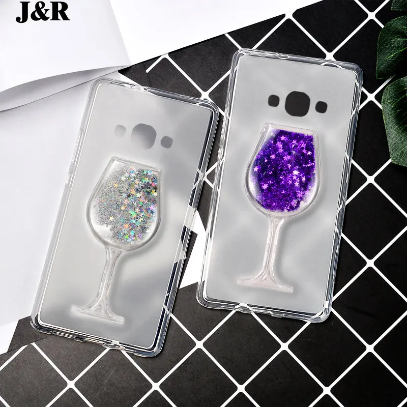 Case For Samsung Galaxy J1 J2 J3 J5 J7 2016 J120F J210F J310 J320F J510 J710 3D Liquid Soft TPU Cover Quicksand Dynamic Glitter |