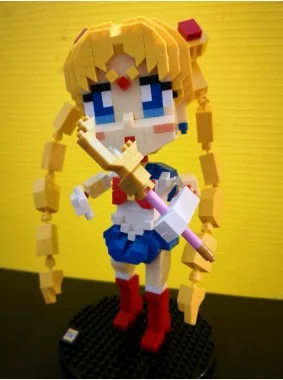 LOZ Diamond Blocks Sailor Moon строительные блоки волшебник пингвин пластиковые фигурка