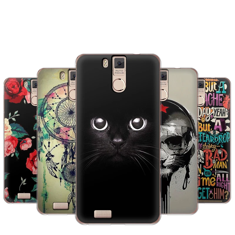 Задняя крышка EiiMoo с мультяшным рисунком для Capa Oukitel K6000 Pro искусственная задняя из