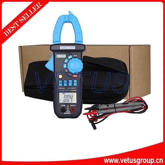 

ACM01 Plus digital clamp meter with DCV range 200mV/2V/20V/200V/600V