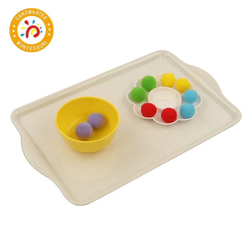  Montessori Material Three-Fingered Twist Ball Daily Life Children Toy Teaching Aids Tray - 4000025154954
