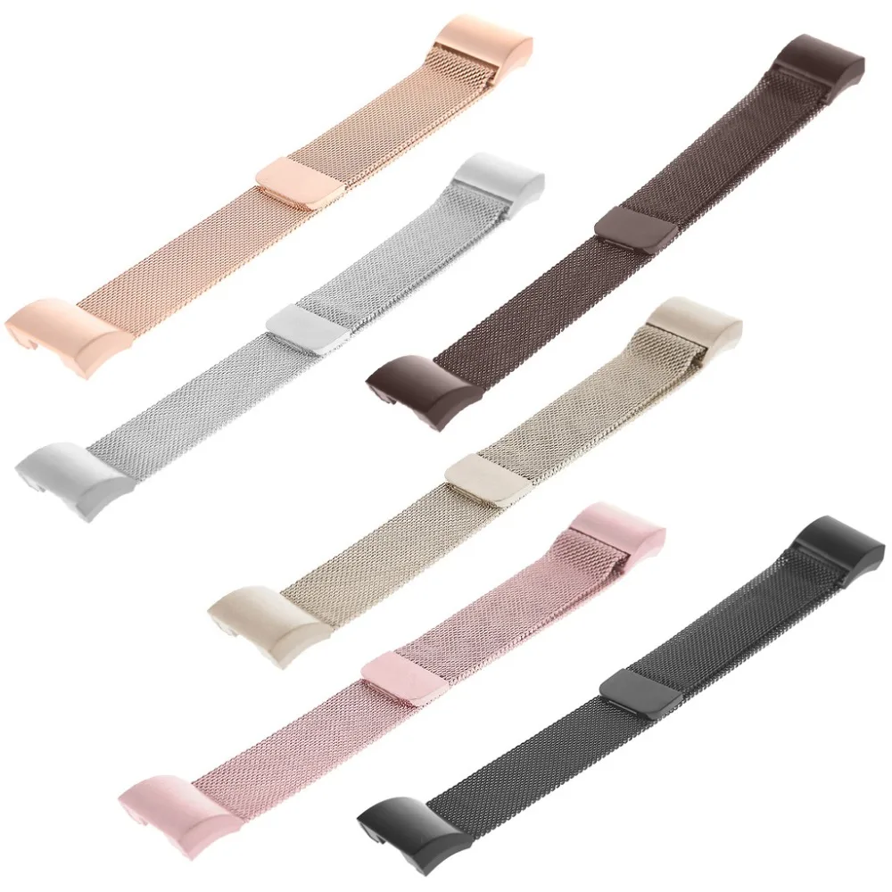 

Magnetic Stainless Steel Adjustable Replace Bracelet Band For Fitbit Charge 2