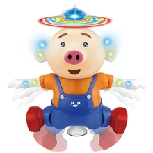 Seseasигрушка Танцующая Милая электрическая мягкая игрушка свинья водоросли забавная игрушка Поющая Интерактивная Электрическая свинья музыкальная ходящая игрушка Подарки для детей