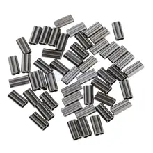 100 шт. рыболовная леска ОБЖИМНАЯ рукавная медная трубка 10 мм латунная трубка разъем 1,5 мм 2,0 мм Аксессуары для рыбалки