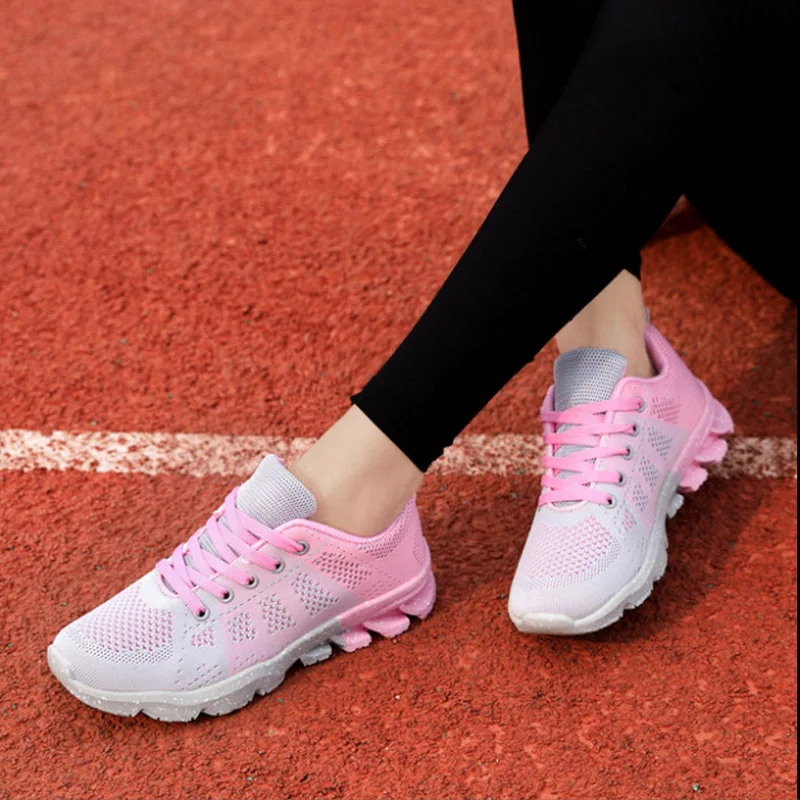 New Womens flywire fly wave mesh Sneakers Nice Running shoes Women all seasons Comfortable soft breathable black Sports shoes