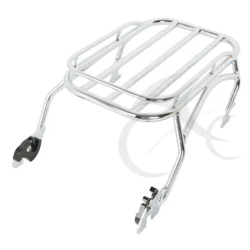 Motorcycle Detachable Solo Seat Luggage Rack Carrier For Harley Davidson Road King Models