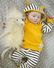 Winter autumn children clothing set 2 pcs long sleeved hooded coat striped elastic pants IY--4Y Winter autumn children clothing set 2 pcs long sleeved hooded coat striped elastic pants IY--4Y