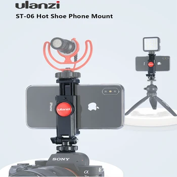 

Ulanzi ST-06 Vertical Shooting Phone Mount Holder On Camera Adjustable Mount with Cold Shoe Magic Arm for LED Light Microphone