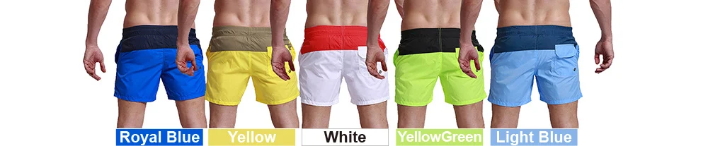 Aimpact Fashion Summer Sexy Beach Men's Shorts Leisure Lining Liner Men Board Short Patchwork Fast Dry Elastic Waist Short 2DT62 (15)