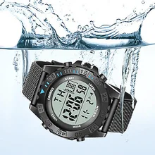Fashion Men's Watch Unique LED Digital Watch Men Watch Electronic Sport Watches Men Rubber Clock Relogio Masculino Reloj Hombre new led watch unique design silicone hand ring wristwatch for men s watches fashion digital watch relojes hombre 2017 clock