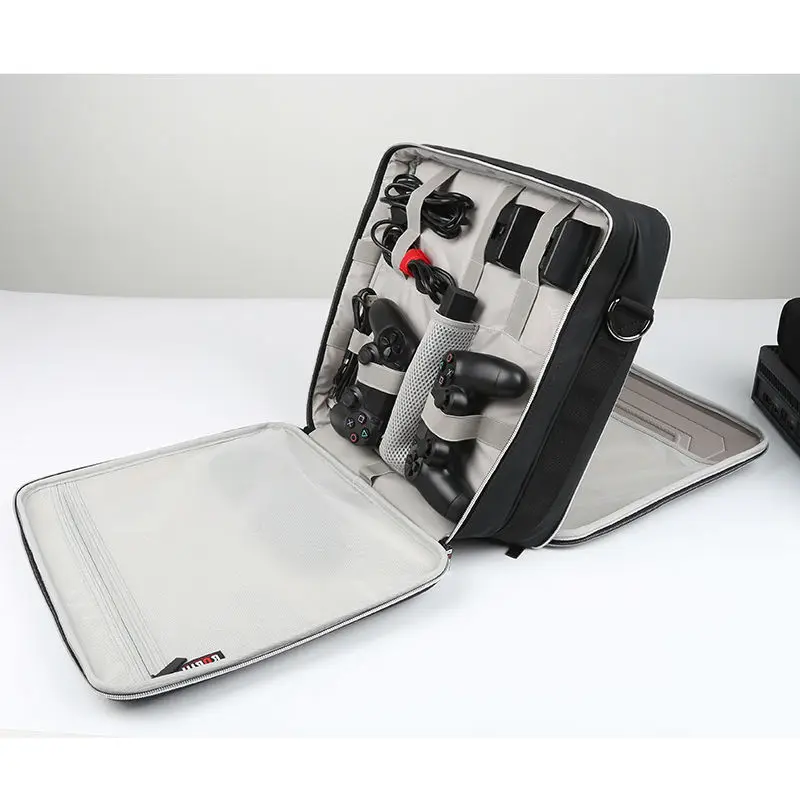 double layer multifunction storage bag for PS4 Pro PS4 MFC PlayStation 4PlayStation 4 SlimPS3 console accessories bag