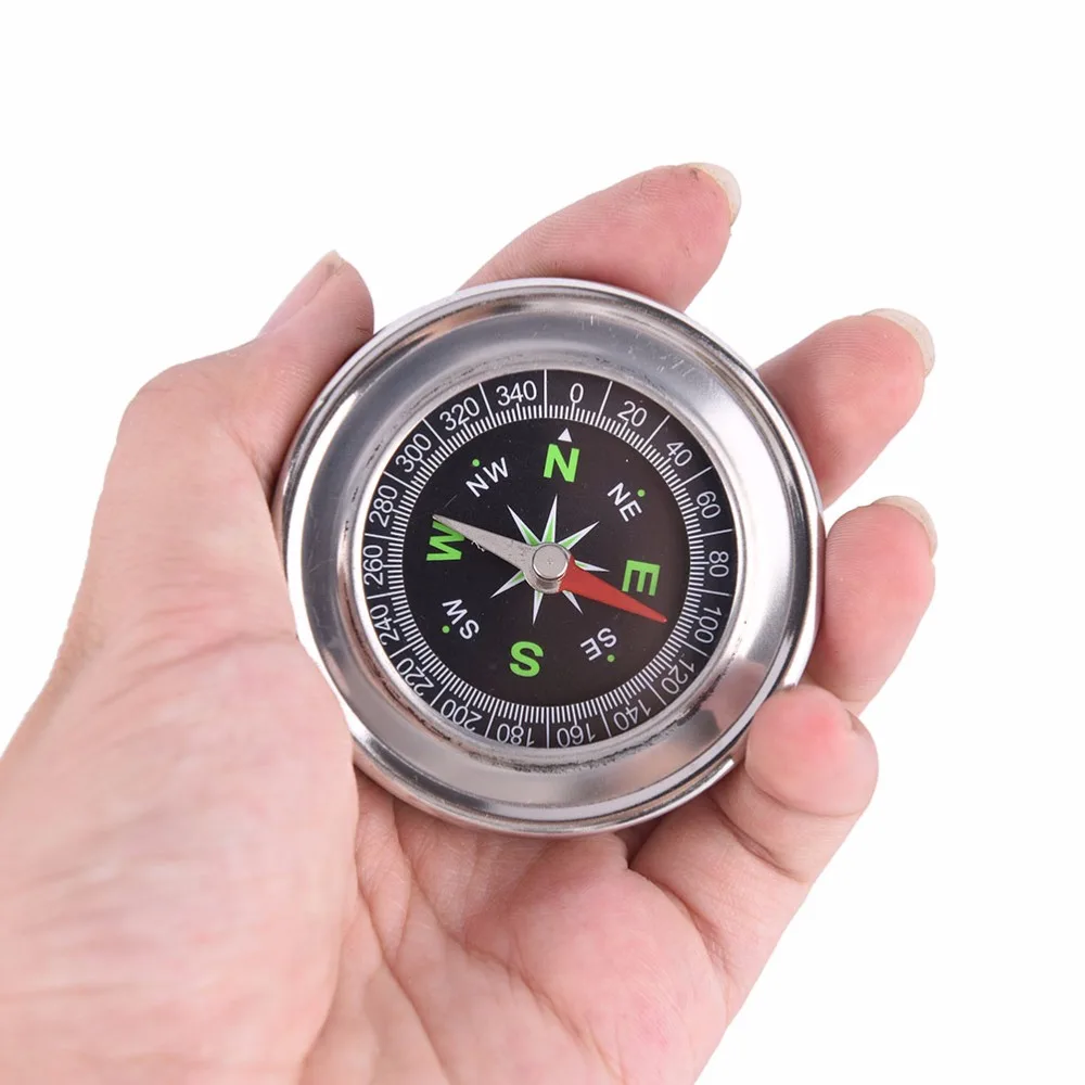 Buy 60mm metal stainless steel portable compass