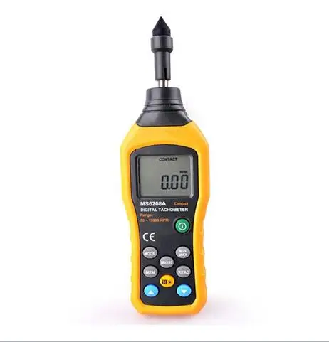 

MS6208A DIGITAL TACHOMETER CONTACT up to 19999RPM