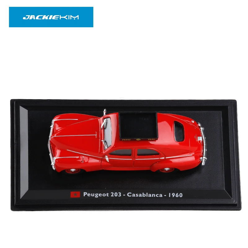 Высококлассная имитация 1:43 Peugeot 203 такси в Касабланке Марокко 1960 Модель