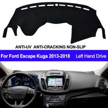 TAIJS приборной панели автомобиля Обложка коврик с рельефом приборная панель коврик ковер Dashmat анти-УФ для Ford Escape Kuga 2013