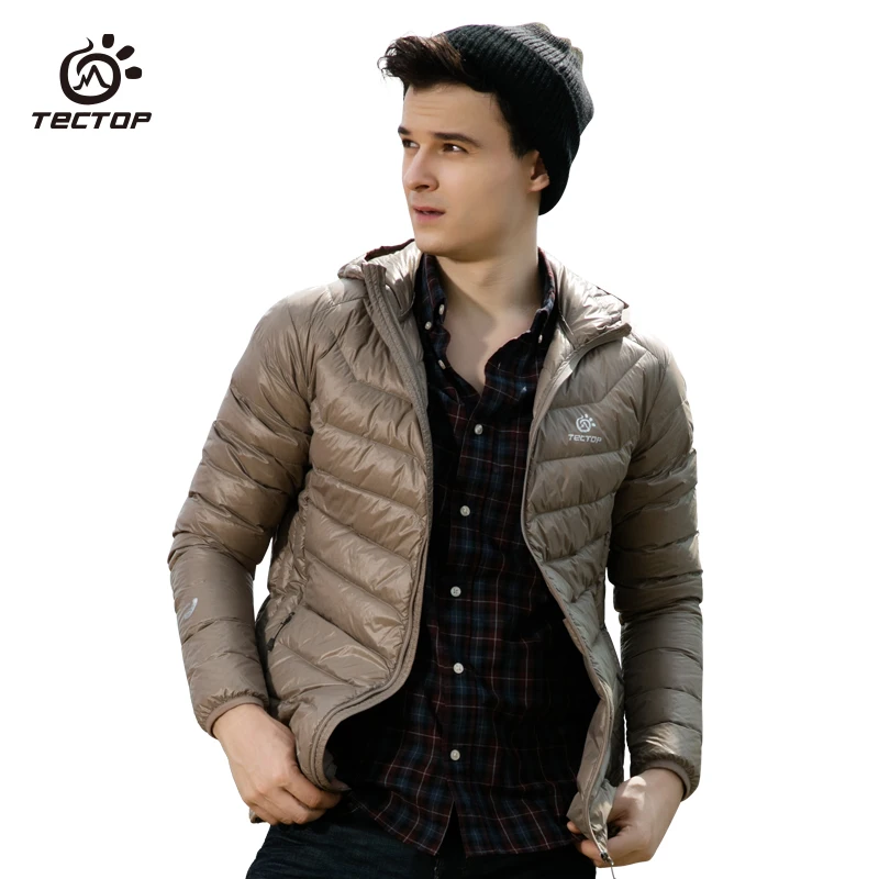 Tectop 90 White duck Down Jacket Men Winter Waterproof Windproof
