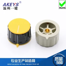 KN35-Y-6 Potentiometer Bakelite Plastic Cap Potentiometer Encoder Band Switch Top Wire Knob